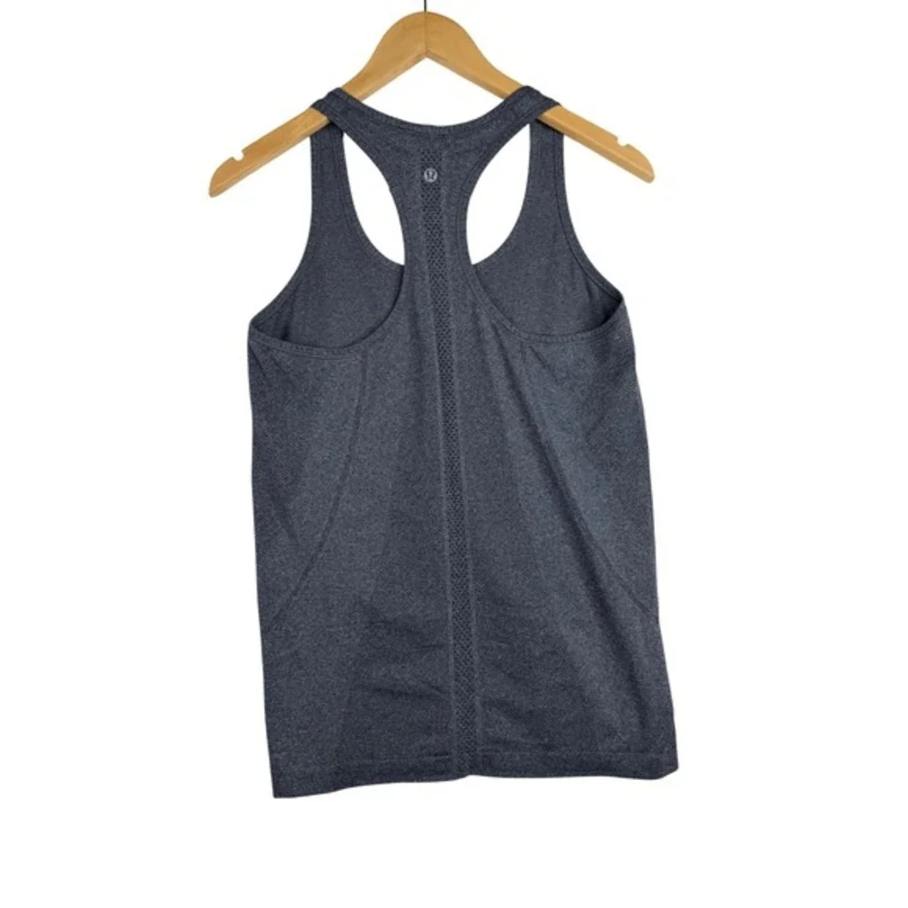 Lululemon Swiftly Tech Racerback top size 8‎ Charcoal Gray